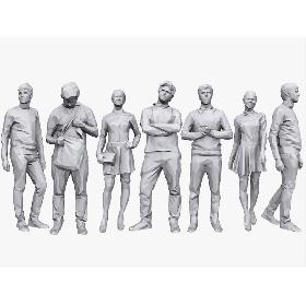 Lowpoly People Casual Pack Vol.4